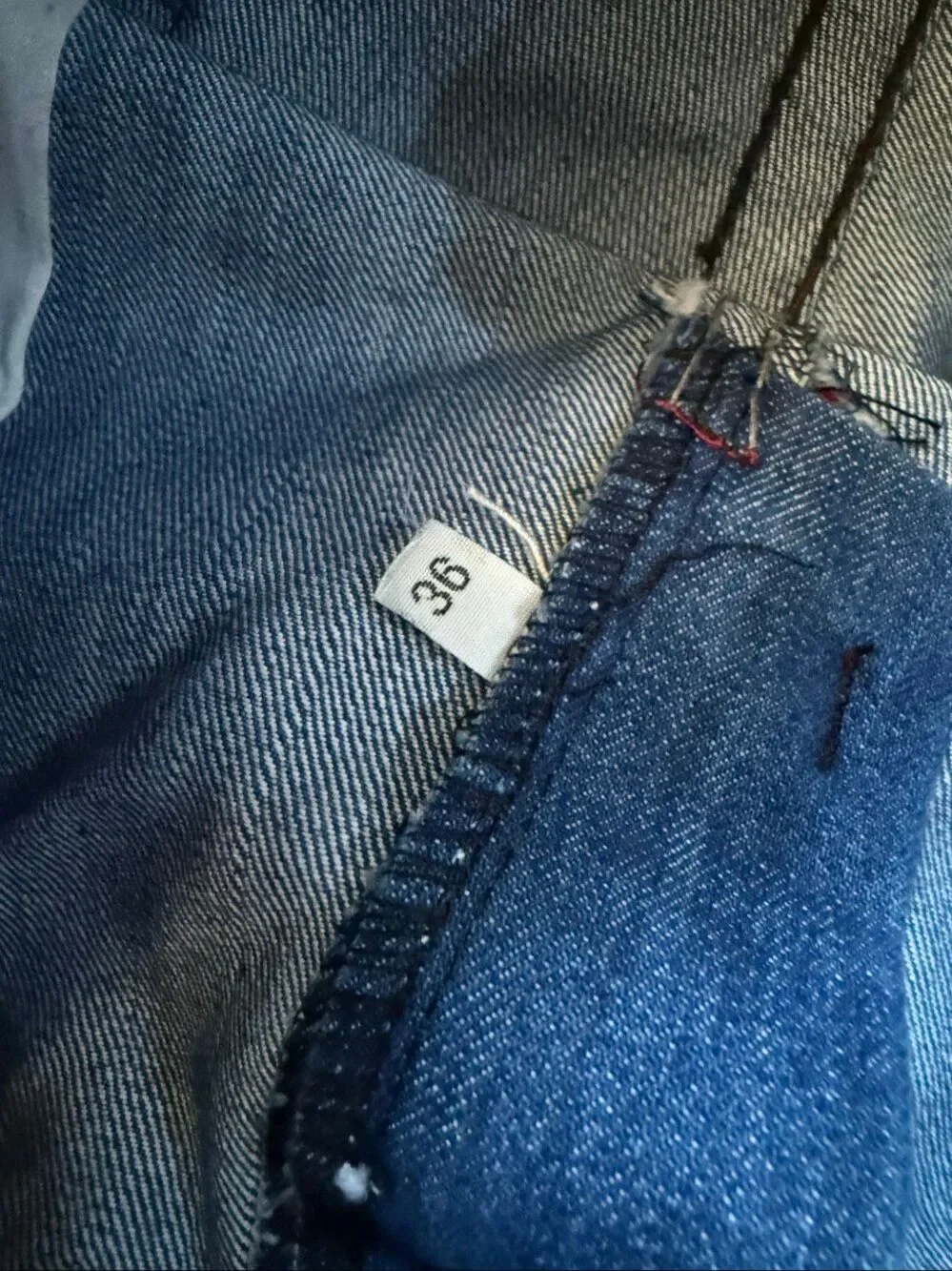 True Religion Men's Billy Super T Seat 34 Cotton Straight Leg Jeans Blue Size 36